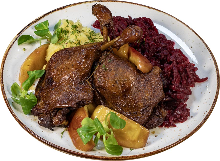 Konfitowane udka z kaczki